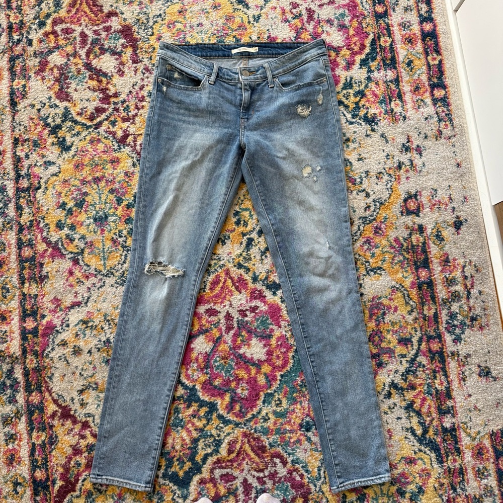 Levi’s Distressed Y2K Casual Denim skinny Jeans - Picture 4 of 4